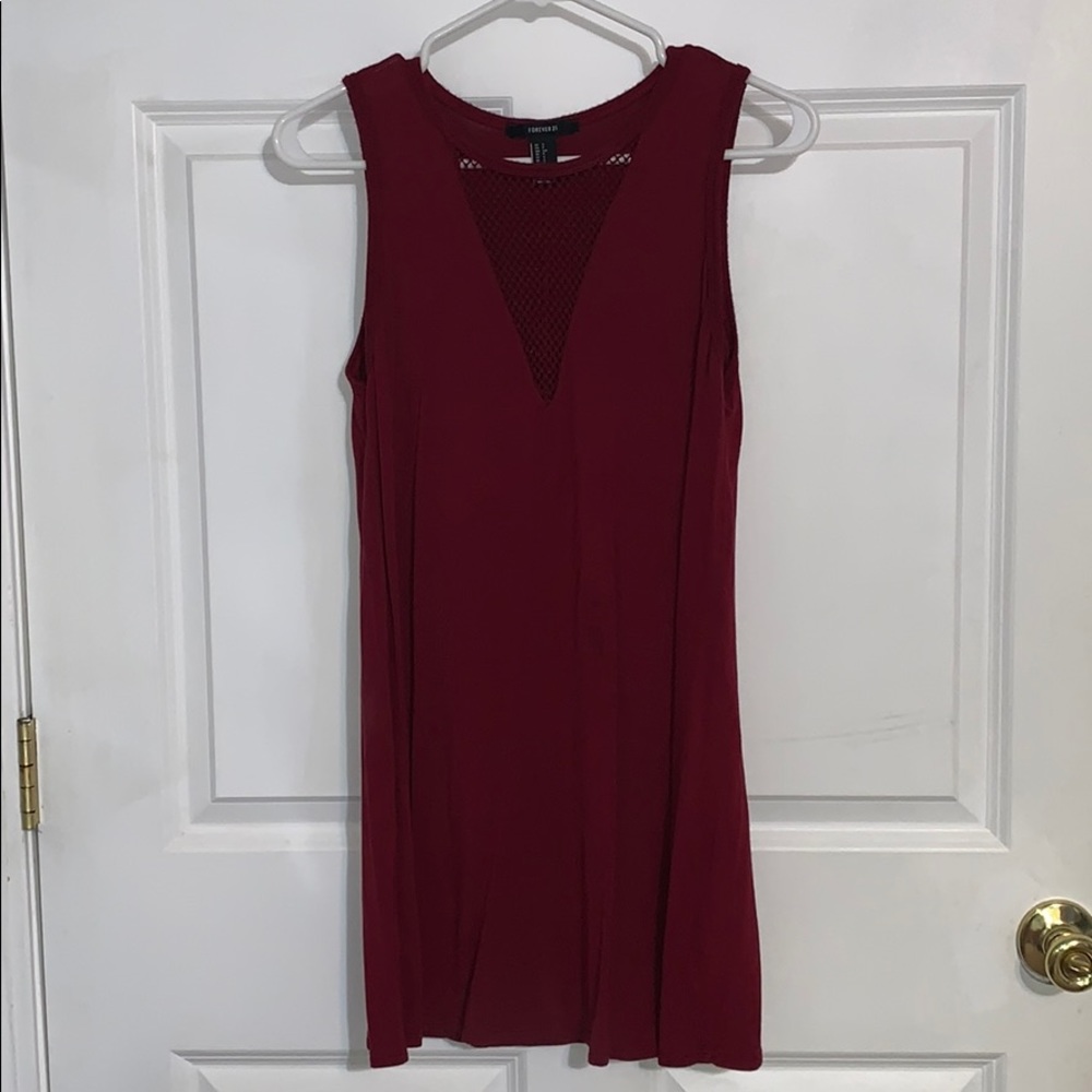 Maroon Dress